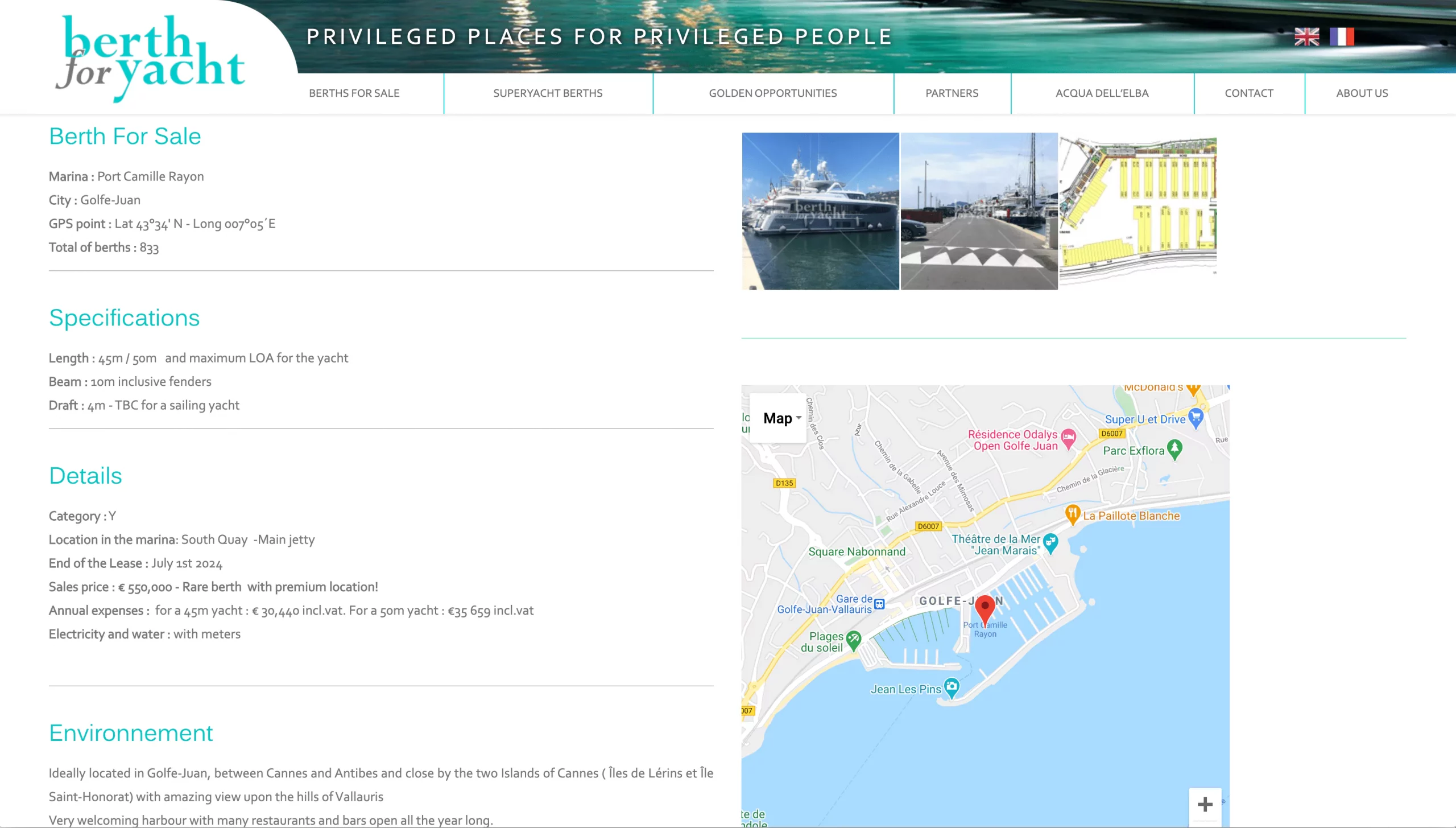baccana-digital-consulting-project-berth-for-yacht-wordpress-website-berth-for-sale-port-camille-rayon