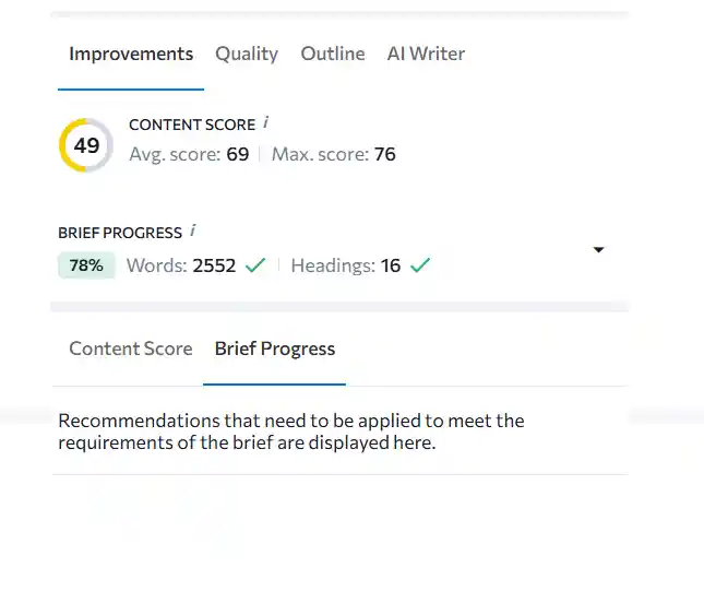 Analyse contenus optimisés avec IA